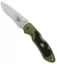 V Nives Griptide Lockback Knife Green Aluminum/Rubber (3.25" Satin)