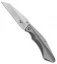 V Nives Ti-Sportster Frame Lock Knife Gray Titanium (3.75" Satin) V03TIP