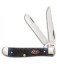 Case Cutlery Mini Trapper Traditional Knife 3.5" Navy Blue Bone (6207 SS) 07321