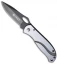 CRKT Pazoda Frame Lock Knife (2.625" Gray) 6480