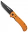 Schrade SCH1110 Liner Lock Folding Knife Orange (3.2" Black)