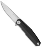 Real Steel G3 Puuko Light Liner Lock Knife Black G-10 (3.5" Satin)
