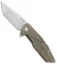 RUIKE P138 Tanto Liner Lock Knife Desert Tan G-10 (3.5" Satin)