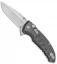 Hogue X1 Microflip Drop Point Flipper Knife Matte Gray (2.6" Stonewash) 24172