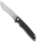 Kizer Nick Swan Matanzas Recurve Frame Lock Knife Ti/CF (3.4" BB) Ki4510A2