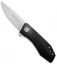 Maserin AM3 Liner Lock Flipper Knife Black G-10 (2.75" Satin M390) 377/G10N