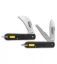 Schrade Imperial Tradesman Combo Folding Knives Black Plastic (Satin) IMPCOM10CP