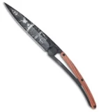 Deejo Wilderness Tattoo 37g Ultra-Light Knife Rosewood (3.75" Black)