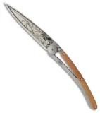 Deejo Pheasant Tattoo 37g Ultra-Light Knife Juniper (3.75" Matte)