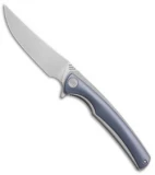 WE Knife Co. 704B Liner Lock Knife Blue Ti (3.6" Hand Rubbed)