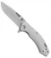 Bear Edge Aluminum Sideliner Liner Lock Knife Gray (3.25" Gray) 61105
