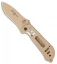TOPS Knives Mil-Spie 3.5 Folding Knife Coyote Tan Aluminum (3.5" Tan)