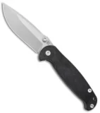 Real Steel S6 Frame Lock Knife Black G-10 (3.75" Stonewash)