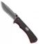 Outdoor Edge Divide Frame Lock Knife Black G-10  (3.5" Black Stonewash Serr)