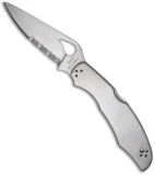 Byrd Cara Cara 2 Lockback Knife Stainless Steel (3.875" Satin Serr) BY03PS2