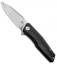 Stedemon Knife Co. ZKC C02 Liner Lock Knife Black G-10 (3.75" Satin)