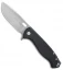 Viper Knives Vox Fortis Flipper Knife Black G-10 (3.5" Stonewash) V5952GB