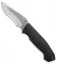Burnside Knives Cabrillo Liner Lock Knife Black G-10 (4" Satin Serr)