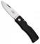 Fallkniven U2 Gemini Lockback Knife Black Zytel (2.5" Satin 3G)