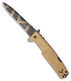 Extrema Ratio Nemesis Lock Back Knife Tan Aluminum (4.5" Tan Camo)