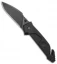 Extrema Ratio MF1 Black Liner Lock Knife Black Aluminum w/ Belt Cutter (Black)