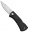 EKA Swede 88 Lockback Knife Black Kraton (2.8" Satin) 618108