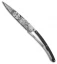 Deejo 37g Succubus Ultra-Light Frame Lock Knife Grenadilla (3.75" Gray)