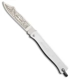 Douk-Douk Les Chromes Slip Joint Knife Silver (3" Satin) DD815CHPM