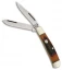 Bear & Son Little Trapper Red Stag Bone Pocket Knife (2.25" Satin) CRSB54 1/2
