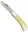 Bear & Son Lockback Knife Yellow Delrin (2.25" Satin) C326