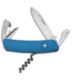 Swiza D03 Swiss Pocket Knife Blue (3" Satin)