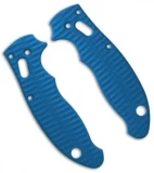 Allen Putman Spyderco Manix 2 Custom Sculpted G-10 Replacement Scales (Blue)