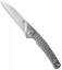 Kizer Splinter Frame Lock Knife Gray Titanium (3.375" Stonewash) Ki3457A1