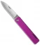 Baladeo Papagayo Purple Lockback Knife (3" Satin)