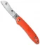 Spyderco Roadie Slip Joint Knife Orange FRN (2.1" Satin) C189POR
