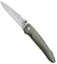 Kizer Sliver Sunburst Liner Lock Knife Green T6 (3.5" Stonewash) Ki4419A3