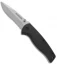 Schrade Folding Knife Black Folding Knife (3.375" Bead Blast Serr) SCH403S