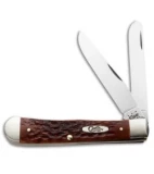 Case Trapper Pocket Knife 4.125" Chestnut Bone (6254 CV) 07011