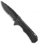 Schrade Drop Point Liner Lock Knife (3.75" Black Serr) SCH501S