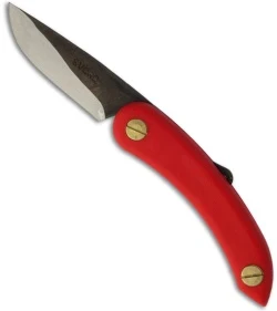 Svord Mini Peasant Knife Friction Folder Red (2.5" Satin)