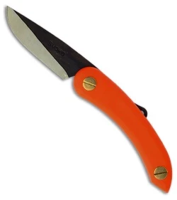 Svord Mini Peasant Knife Friction Folder Orange (2.5" Satin)