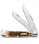 Case Trapper Knife 4.125" Amber Bone (6254 SS) 0164