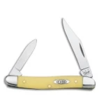 Case Pen Knife 3.375" Yellow Acrylic (32087 CV) 00109