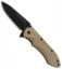 Maxpedition Ferox Liner Lock Knife Khaki (3.25" Black) FEROXP