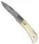 Boker Magnum Damascus Bone Lockback Knife (3.1" Damascus) 01MB180DAM