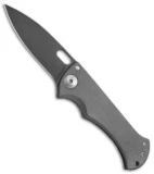 John Gray Knives Custom Bloodshark Frame Lock Knife Ti Blade (3.25" Gray)