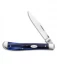 Case Slimline Trapper Knife 4.1" Blue Pearl Kirinite (101048 SS) 23445