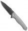 Maxace Killer Whale 2.0 Frame Lock Knife Titanium (4" Black SW) MKW202