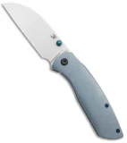 Kansept Knives Convict Frame Lock Knife Blue Titanium (3.3" SW) K1023B2