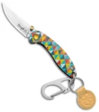 Brighten Blades LAUGH Keychain Frame Lock Knife Aluminum (1.7" Satin)